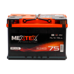 Аккумулятор MEXTEX PLUS  6СТ-75 (0) R+  евро.